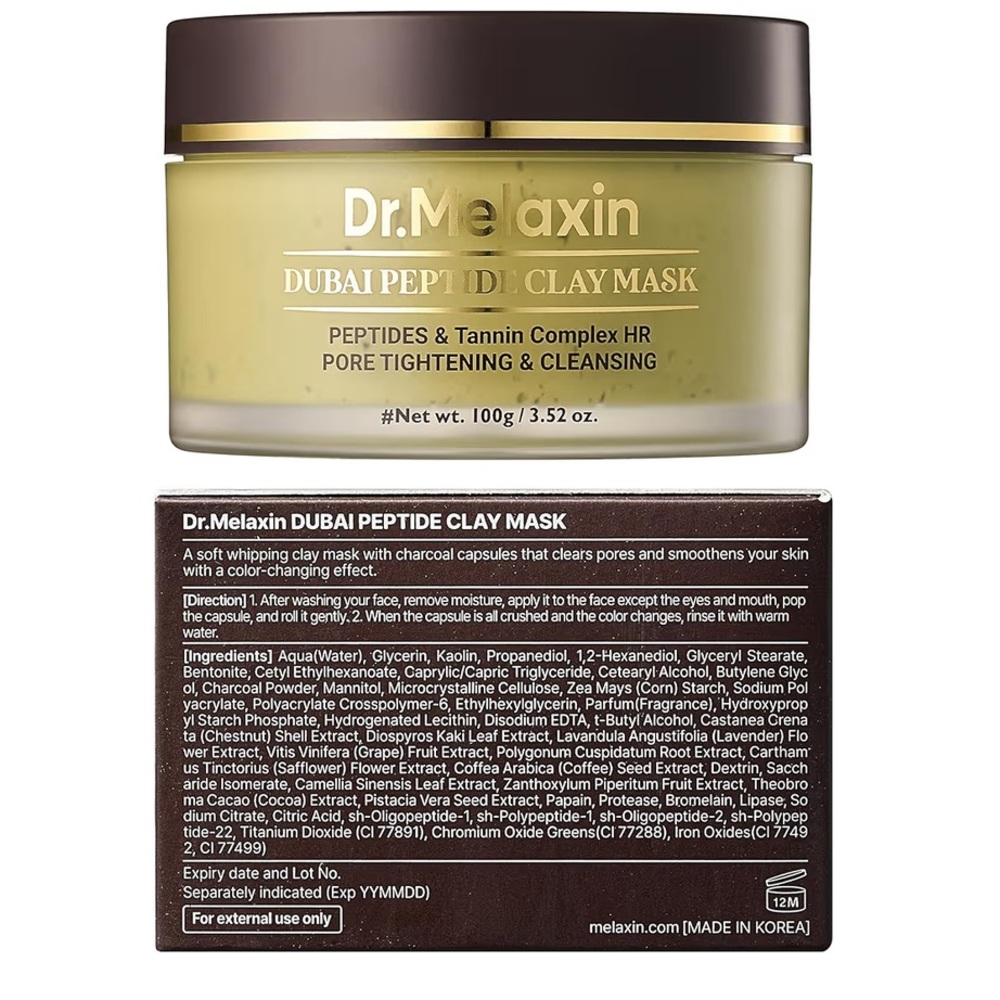 🌻 Dr. Melaxin Dubai Peptide Clay Mask New FullSz - Picture 2 of 7